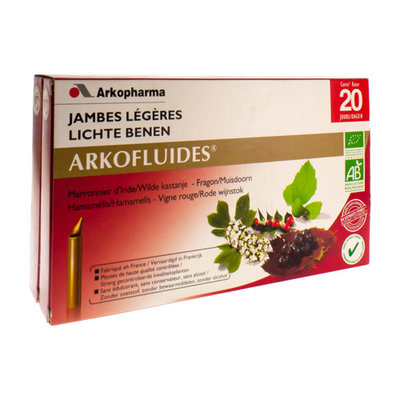 ARKOFLUIDE LICHTE BENEN BIO UNICADOSES 20