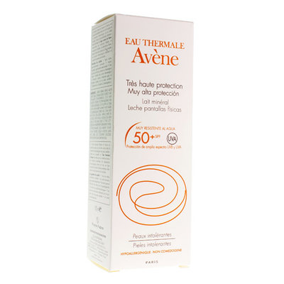 AVENE ZONNEMELK MINERALE ZEER HOGE BESCHERMING SPF50 100ML