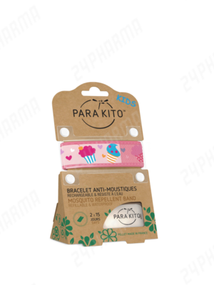 PARAKITO WRISTBAND KIDS CUPCAKES 1 ARMBAND + 2 VULLINGEN