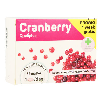 QUALIPHAR CRANBERRY FILMOMH TABL 60 PROMO