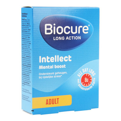 BIOCURE LONG ACTION INTELLECT MENTAL BOOST COMP 30