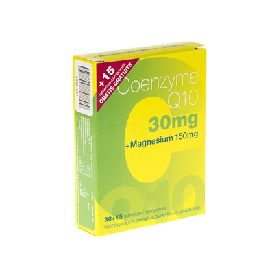 COENZYME Q10 + MG 30 TABL + 15 TABL GRATIS 5877