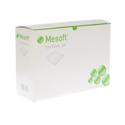 MESOFT KOMPRES NIET STERIEL 7,5X 7,5CM 300