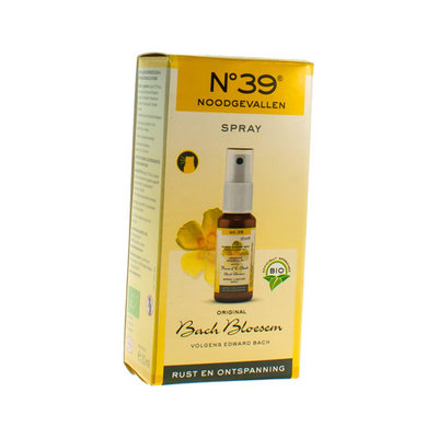 BACHBLOESEM BIO N39 NOODGEVALLEN SPRAY 20ML