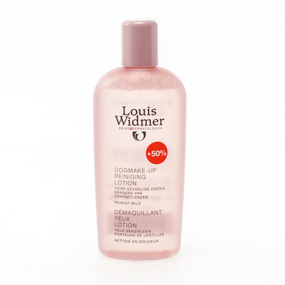 WIDMER OOGMAKE-UP REINIGER LOTION ZONDER PARF 150ML