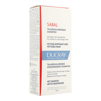 DUCRAY SABAL SHAMPOO TALGREGULERENDE VERZORGING 200ML