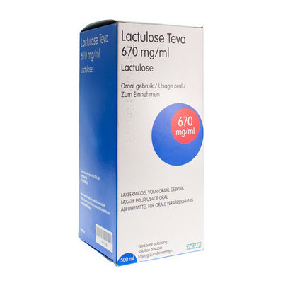 LACTULOSE TEVA SOL PER OS 500 ML