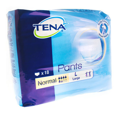 TENA PANTS NORMAL L NF 18