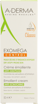 ADERMA EXOMEGA CONTROL GEZICHTSCREME TUBE 50ML