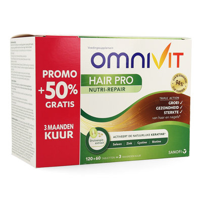 OMNIVIT HAIR PRO NUTRI REPAIR COMP 180