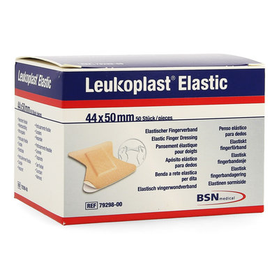 LEUKOPLAST ELASTIC VINGERTOP 44X50MM 50 PLEISTERS