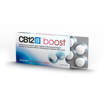 CB12 BOOST STRONG MINT KAUWGOM 10