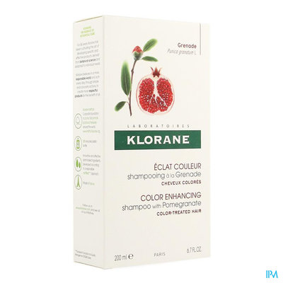 KLORANE SHAMPOO GRANAATAPPEL 200ML