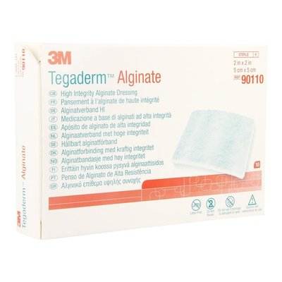 TEGADERM ALGINATE STERIL 5CMX 5CM 10