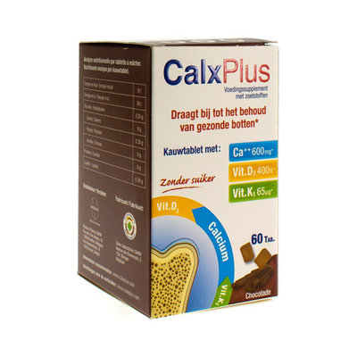 CALX PLUS CHOCOLADE 60 tabletten